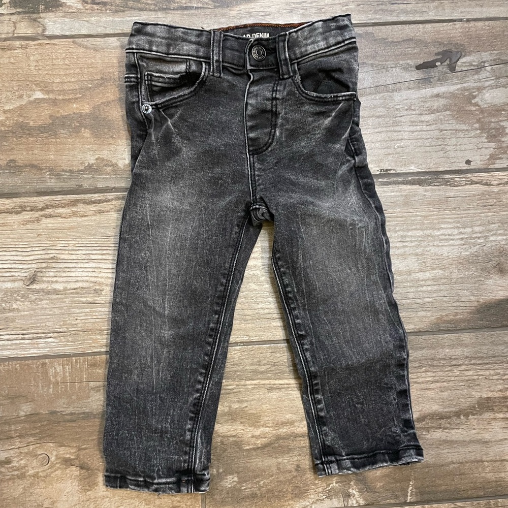 Zara Black and Gray Jeans - The Regular Denim